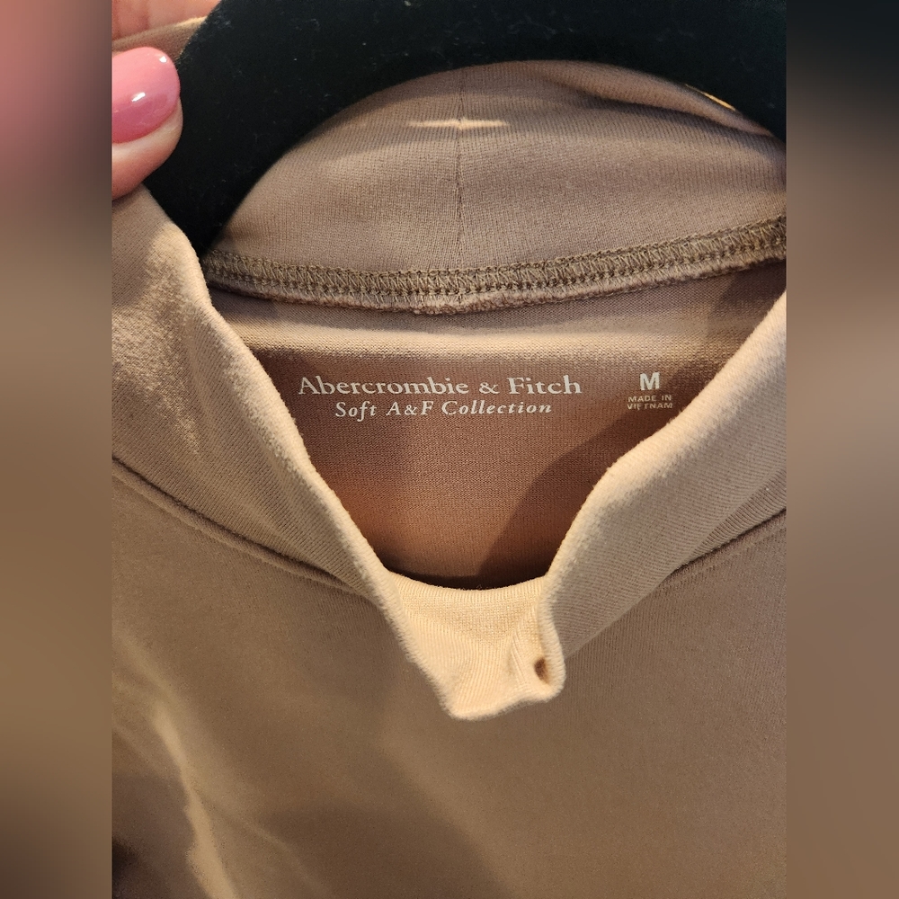 Abercrombie Soft AF Taupe Bodysuit